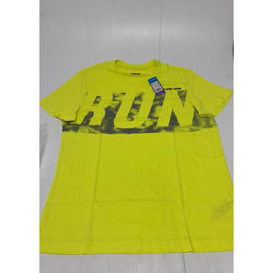 New Life's Lotto Sport Design T-shirt Short Sleeve Yellow XXL Men's A72